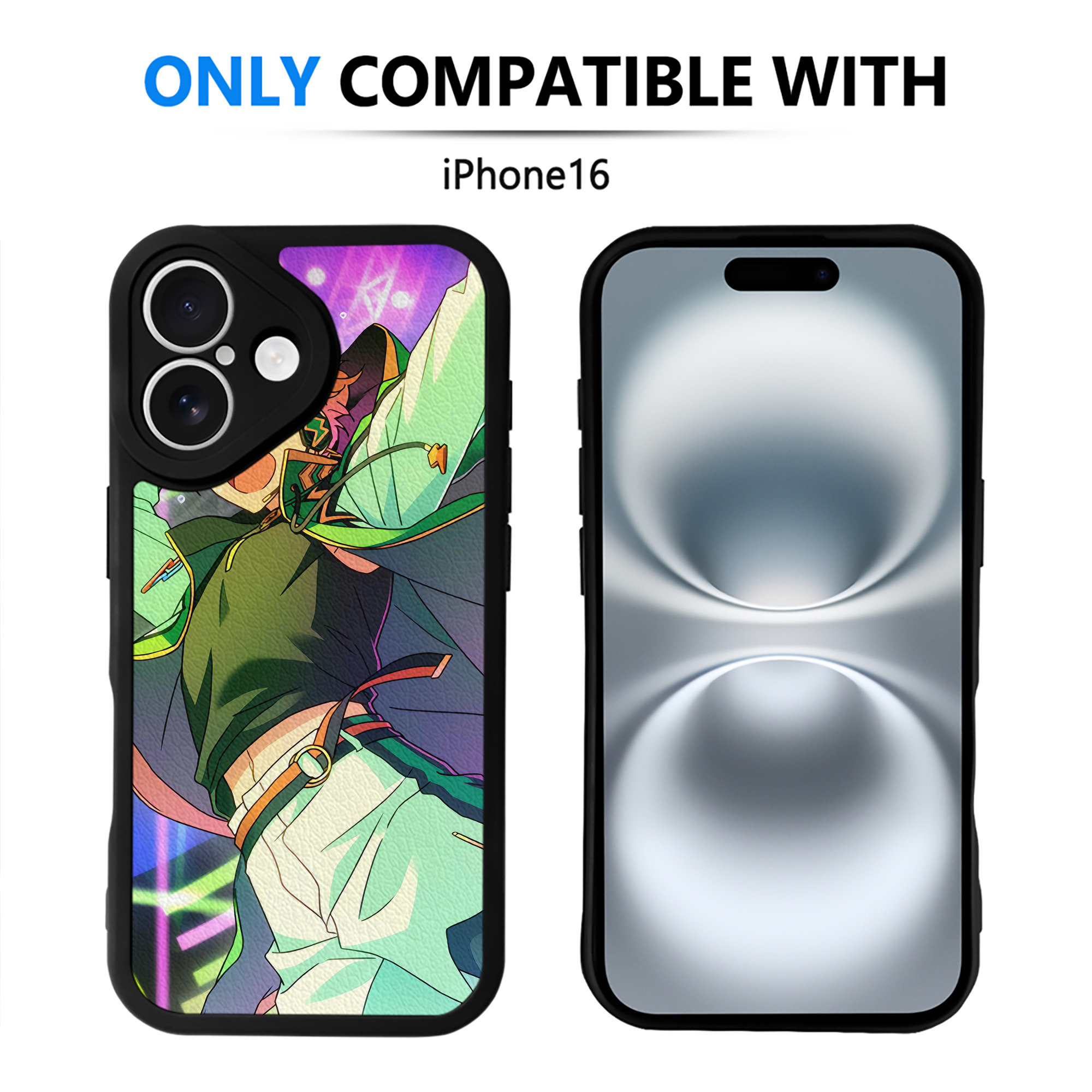 （画像用） あんさんぶるスターズ! Ensemble Stars 【iPhone 16シリーズ対応】シリコンスマホケース（レザー調） 材質：シリコン